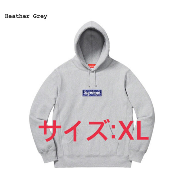 Supreme(シュプリーム)のBandana Box Logo Hoodie メンズのトップス(パーカー)の商品写真