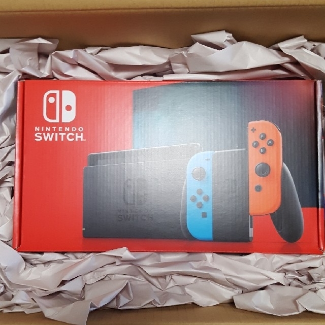 Nintendo Switch JOY-CON(L) ネオンブルー/(R) ネオゲームソフト/ゲーム機本体