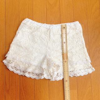 イングファースト(INGNI First)のイングファースト  レースショートパンツ  140cm(パンツ/スパッツ)