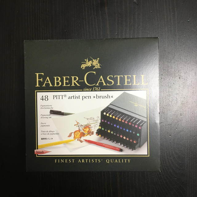 FABER-CASTELL(ファーバーカステル)のFABER-CASTELL 48 PITT artist pen brush インテリア/住まい/日用品の文房具(ペン/マーカー)の商品写真