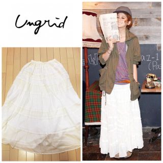 アングリッド(Ungrid)のコットンマキシスカート♡アングリッド(ロングスカート)