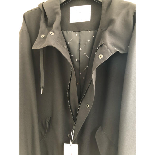 TK(ティーケー)のチョッパー様専用　tkロングコート　ブラック　XL 新品未使用 メンズのジャケット/アウター(ステンカラーコート)の商品写真
