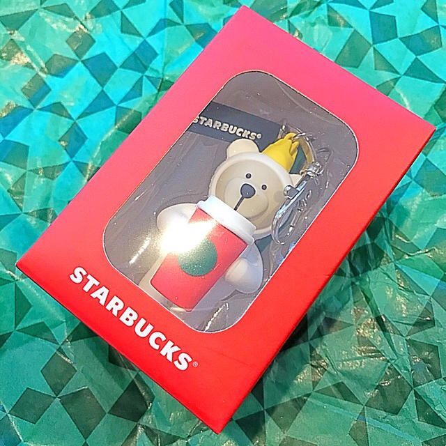 Starbucks Coffee(スターバックスコーヒー)のスタバ 台湾 ホリデー 2019 北極熊 ベアリスタ キーチェーン レディースのファッション小物(キーホルダー)の商品写真