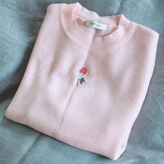 ハニーミーハニー(Honey mi Honey)のthevirgins rose half knit(ニット/セーター)