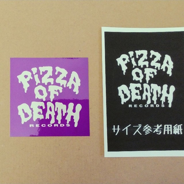 HIGH!STANDARD(ハイスタンダード)のPIZZA OF DEATH RECORDS ステッカー エンタメ/ホビーのタレントグッズ(ミュージシャン)の商品写真