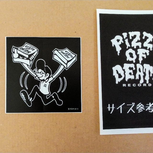 HIGH!STANDARD(ハイスタンダード)のPIZZA OF DEATH RECORDS ステッカー エンタメ/ホビーのタレントグッズ(ミュージシャン)の商品写真