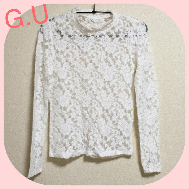 GU(ジーユー)のg.u レーストップス レディースのトップス(Tシャツ(長袖/七分))の商品写真