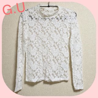 ジーユー(GU)のg.u レーストップス(Tシャツ(長袖/七分))