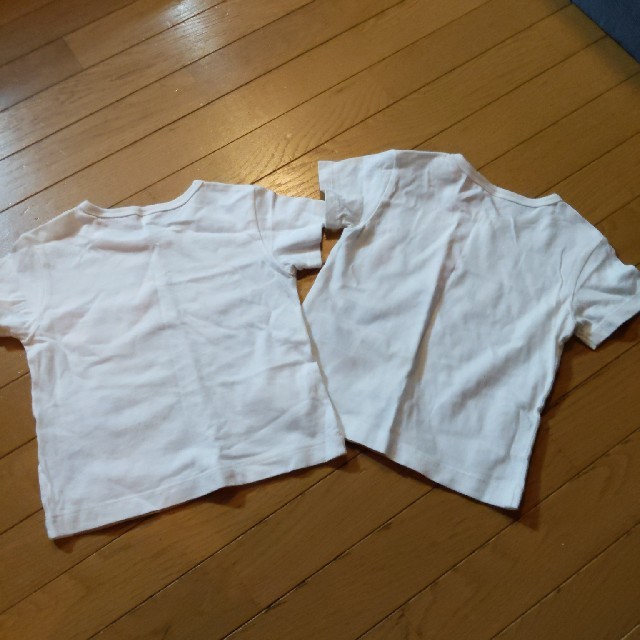 MUJI (無印良品)(ムジルシリョウヒン)のTシャツ　80　2枚セット キッズ/ベビー/マタニティのベビー服(~85cm)(Ｔシャツ)の商品写真