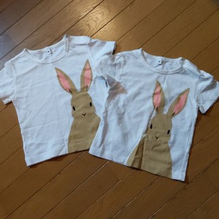 ムジルシリョウヒン(MUJI (無印良品))のTシャツ　80　2枚セット(Ｔシャツ)