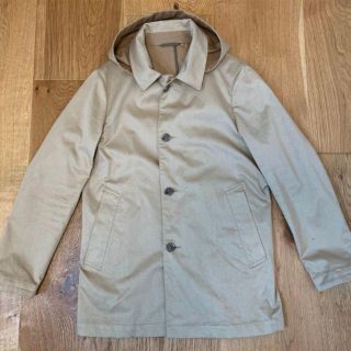 ユナイテッドアローズグリーンレーベルリラクシング(UNITED ARROWS green label relaxing)のGLR NM ストレッチ撥水 フードバルカラー コート(ステンカラーコート)