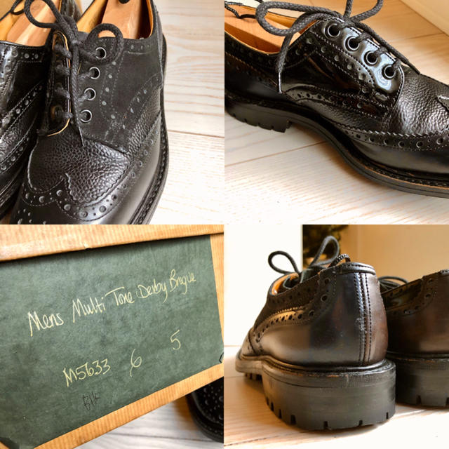 Trickers(トリッカーズ)の定価8.5万 ネペンテス トリッカーズ マルチトーンブローグ バートン メンズの靴/シューズ(ドレス/ビジネス)の商品写真