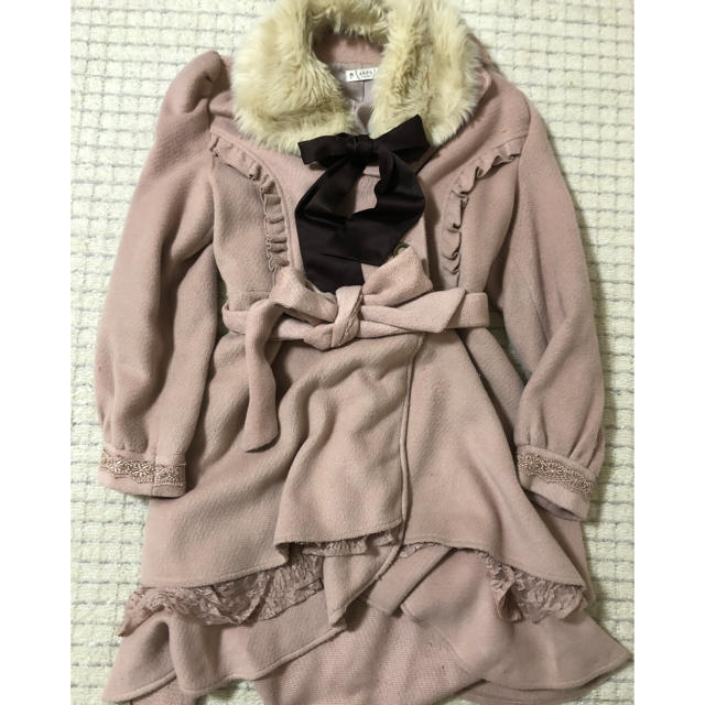 axes femme(アクシーズファム)のアクシーズファム　ピンクコート レディースのジャケット/アウター(ロングコート)の商品写真