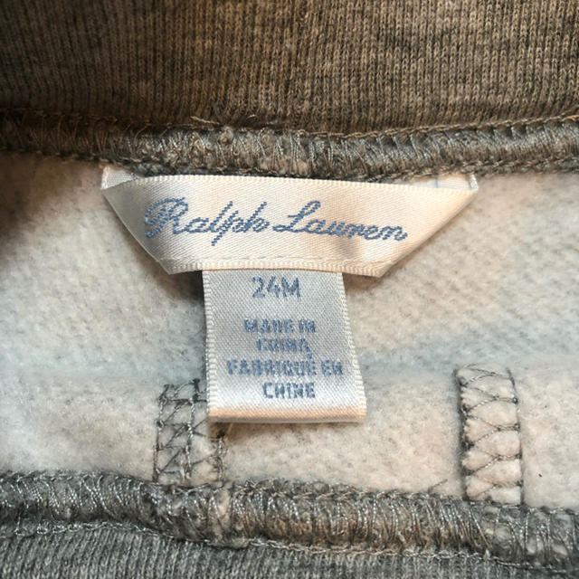 Ralph Lauren(ラルフローレン)のラルフローレン 裏起毛パンツ スウェット 24M 90㎝相当 キッズ/ベビー/マタニティのキッズ服男の子用(90cm~)(パンツ/スパッツ)の商品写真