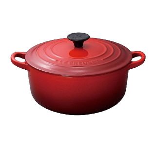 ルクルーゼ(LE CREUSET)のカタナ様専用　ル・クルーゼ　ココットロンド　18　チェリーレッド(鍋/フライパン)