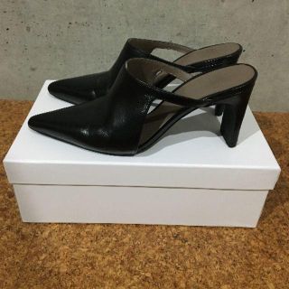 アメリヴィンテージ(Ameri VINTAGE)の★Ameri VINTAGE★ GRACIE MULE パンプス 黒［S］(ハイヒール/パンプス)