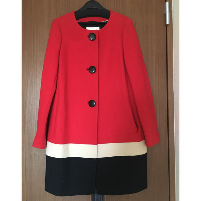 特上美品 kate spade ケイトスペード バイカラーコート - 通販