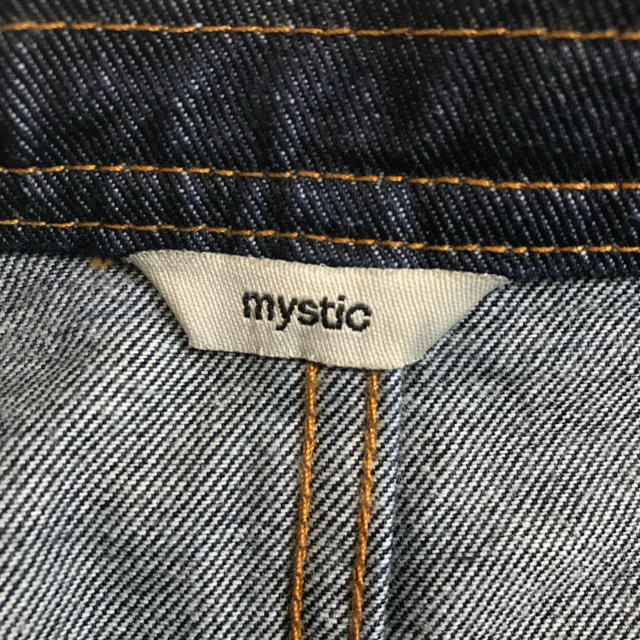 mystic(ミスティック)のミスティック　ポケットデニムスカート レディースのスカート(ひざ丈スカート)の商品写真
