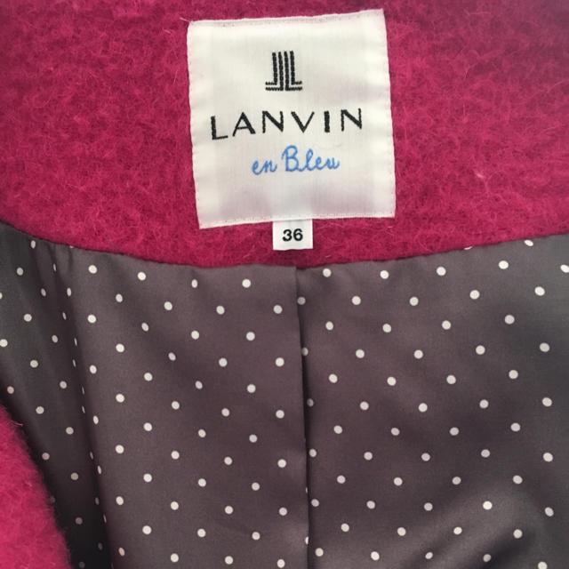 LANVIN en Bleu(ランバンオンブルー)のランバンオンブルー ピンク コート レディースのジャケット/アウター(ロングコート)の商品写真
