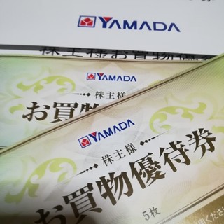 ヤマダ電機の株主優待券5000円分(ショッピング)