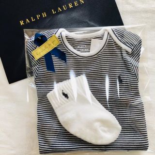 ラルフローレン(Ralph Lauren)の再入荷！ラルフギフト☆出産祝いに大人気！！80(ロンパース)