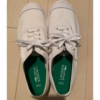 ラコステ(LACOSTE)のラコステ　シューズ　ホワイト　26、5(スニーカー)