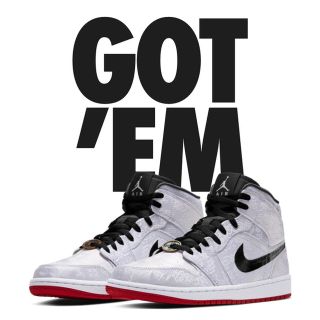 ナイキ(NIKE)のCLOT×NIKE AIR JORDAN1 MID(スニーカー)