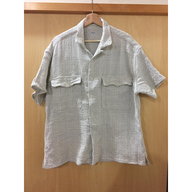 SASHIKO SUPER LIGHT KEROUAC SHIRT White