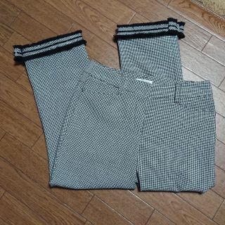 トゥービーシック(TO BE CHIC)のトゥービーシック ストレッチパンツ 36 秋冬コレクション チェック(クロップドパンツ)