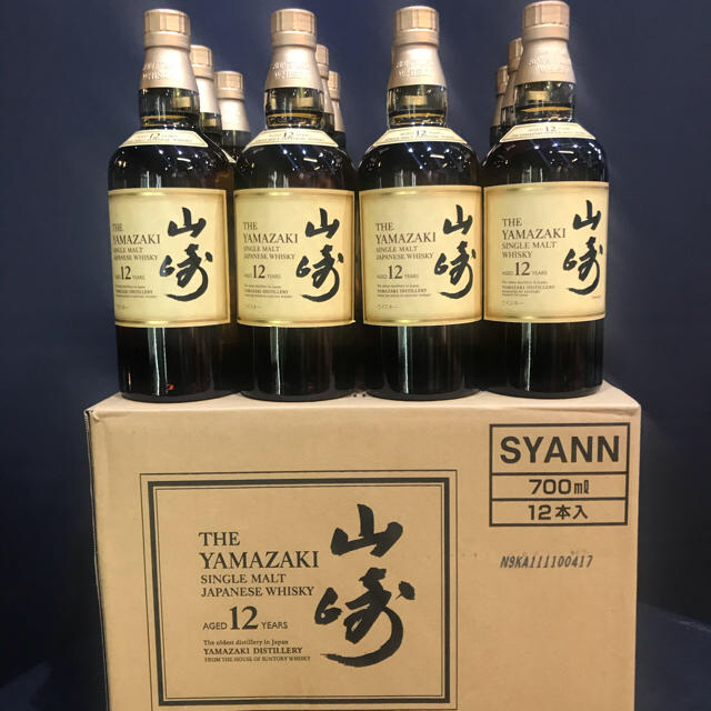 サントリー(サントリー)のサントリー山崎12年700ml×12本 食品/飲料/酒の酒(ウイスキー)の商品写真