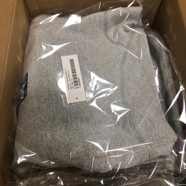 Supreme - M 灰　bandana box logo hooded sweatshirt