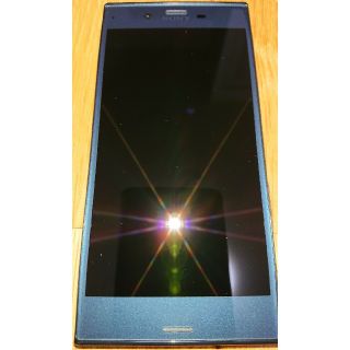 エクスペリア(Xperia)の美品ソフトバンクXperia XZ 601SOブルーフォレスト判定◯(スマートフォン本体)