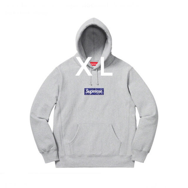 XL Supreme Bandana Box Logo Hooded