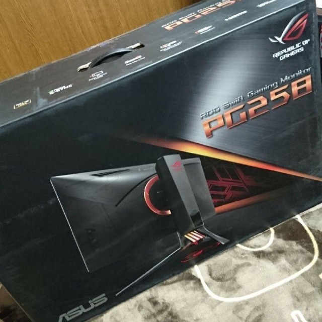 最強ゲーミングモニター ASUS ROG SWIFT  PG258Q約1677万色映像入力端子