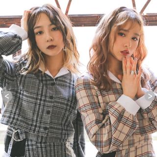 バブルス(Bubbles)の♡Bubbles チェックワンピース♡(ミニワンピース)