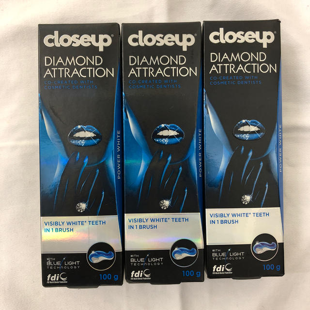 closeup Diamond Attraction 歯磨き粉3本セット | フリマアプリ ラクマ