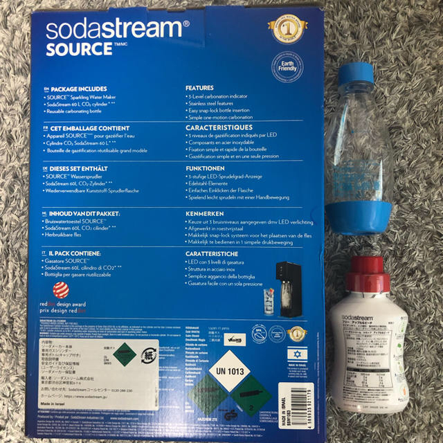 ソーダストリーム sodastream V3 スターターキット ブラック スマホ/家電/カメラの調理家電(調理機器)の商品写真