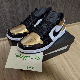 ナイキ(NIKE)のJordan 1 low gold toe 28.5cm 国内未発売(スニーカー)