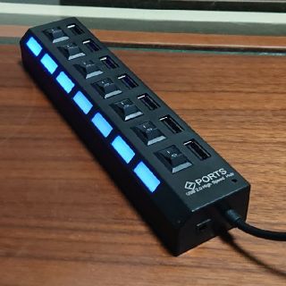 【新品】 USBハブ ７ポート USB2.0(バッテリー/充電器)