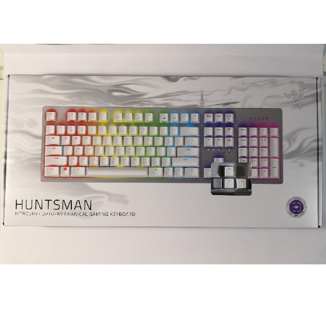 Razer Huntsman Mercury white ゲーミングキーボード