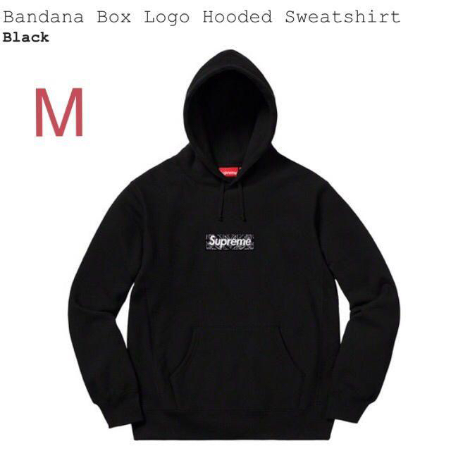 T-ポイント5倍】 Supreme パーカー - SIZE M Hooded Logo Box Bandana ...