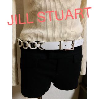 ジルスチュアート(JILLSTUART)の【お値下げ】used♡JILLSTUART 本革バイカラーデザインベルト 黒×白(ベルト)