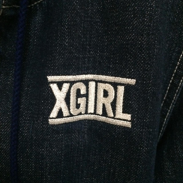 X-girl(エックスガール)のx-girl デニムブルゾン レディースのジャケット/アウター(ブルゾン)の商品写真