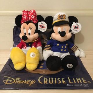 ディズニー(Disney)の入手困難 Disney Cruse Line限定 ミッキー ミニー ぬいぐるみ(キャラクターグッズ)