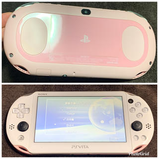 プレイステーションヴィータ(PlayStation Vita)のvita ライトピンク　比較的良品　送料無料(携帯用ゲーム機本体)