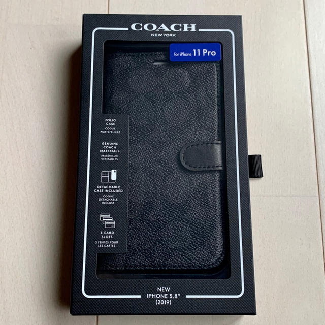 iphoneケース【新品未開封】COACH iPhone11Pro WALLET CASE