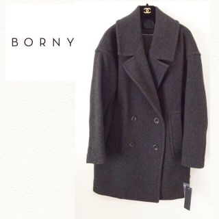 ボルニー(BORNY)の新品♡BORNYウールコート★送料込(ピーコート)