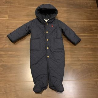 ポロラルフローレン(POLO RALPH LAUREN)の《最終値下げ》ポロ ラルフローレン 9m 75 カバーオール 新品 ネイビー(カバーオール)