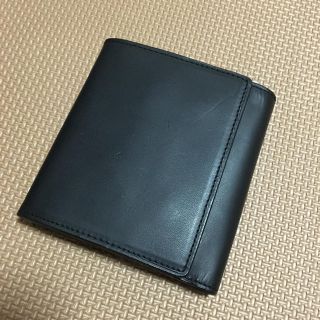 ムジルシリョウヒン(MUJI (無印良品))の無印 財布 ヌメ 革 廃盤 二つ折り 小銭 レア(折り財布)