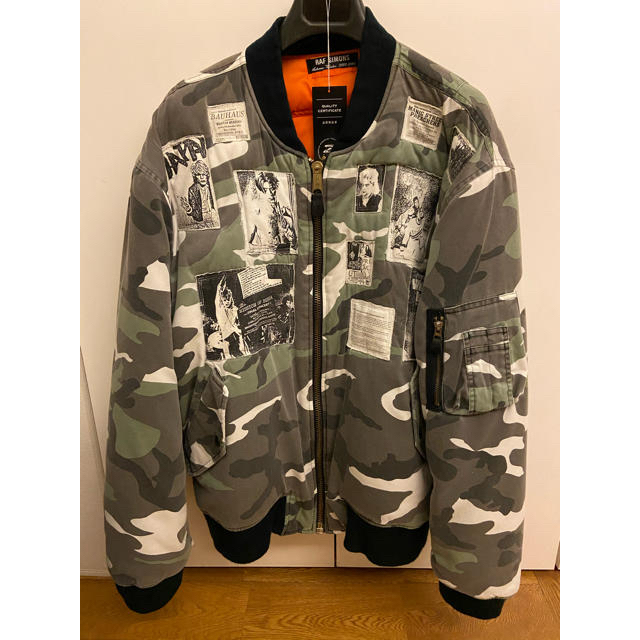 RAF SIMONS(ラフシモンズ)のRAF SIMONS 2001AW テロ期カモフラージュMA-1 メンズのジャケット/アウター(ブルゾン)の商品写真